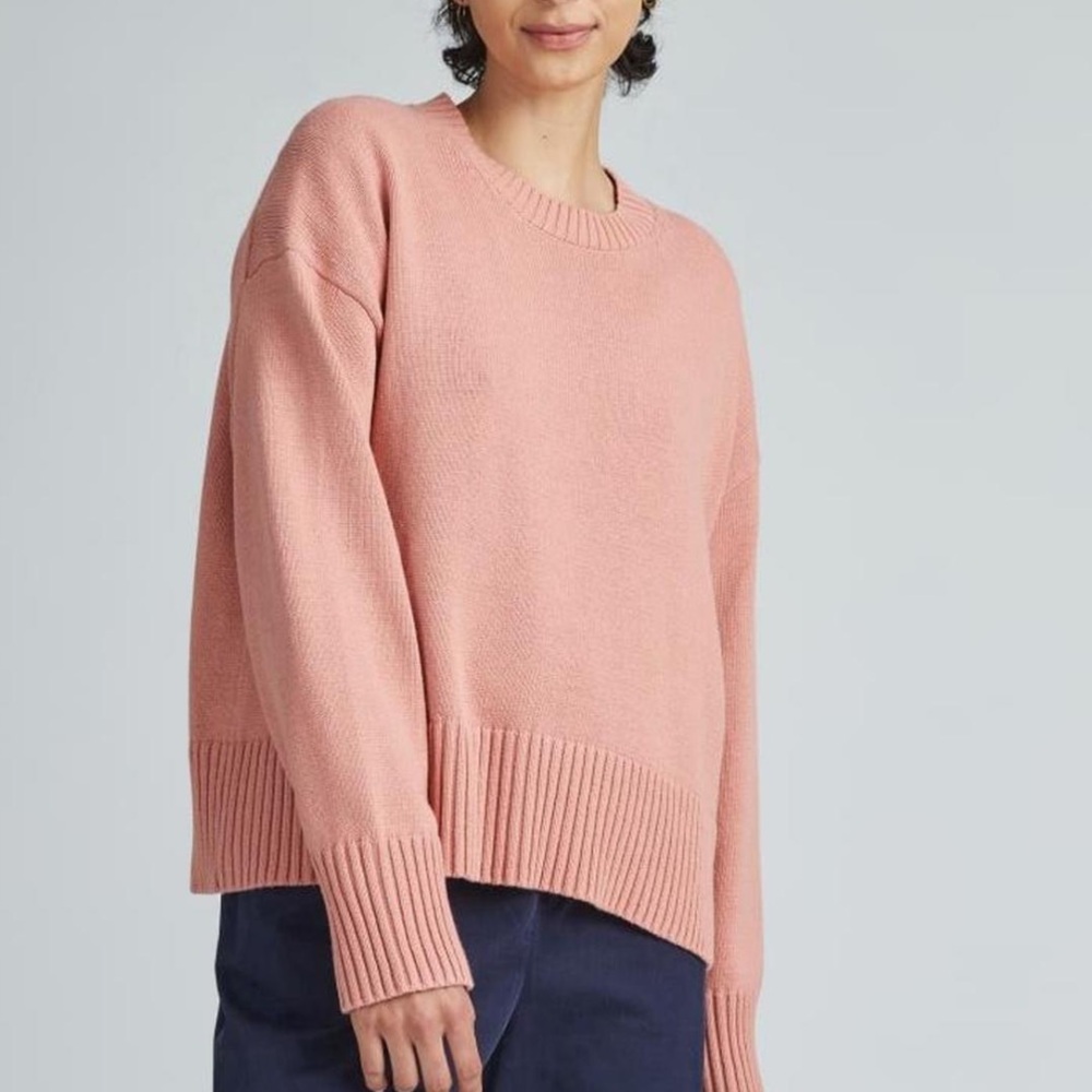 Everlane Pink Cotton Sweater
